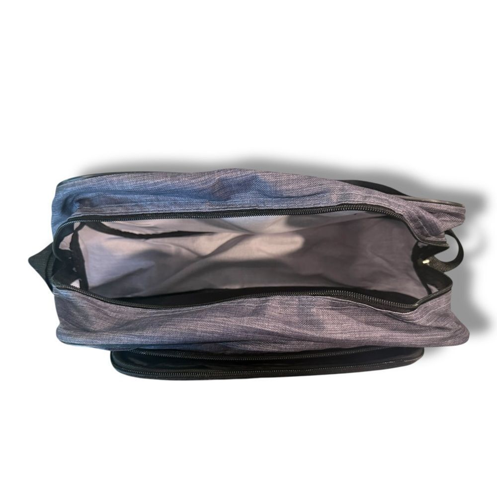 **NWOT**Gray Men's Shoulder Bag - Perfect for Shower Bag! - Picture 2 of 4